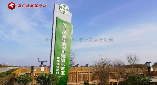 江苏海门高标准农田样板区，智慧化监管守护千亩良田